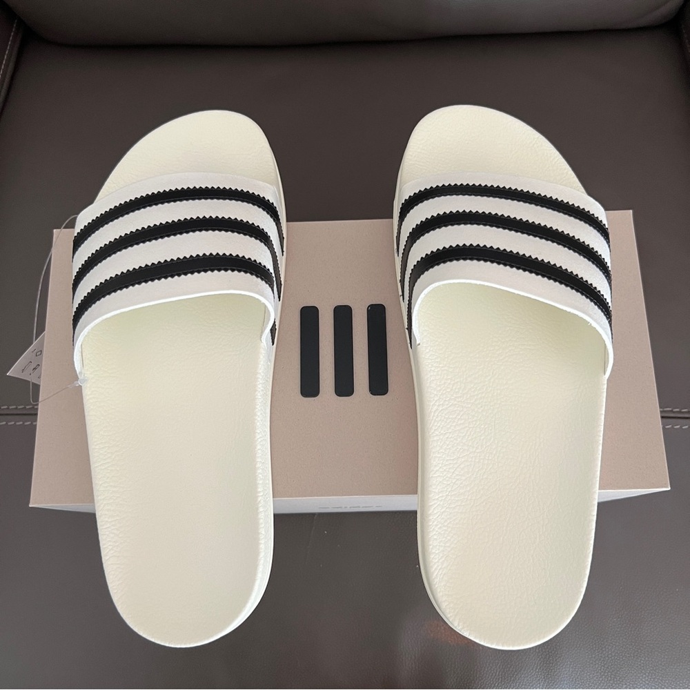 fear of god x adidas adilette slide sandal NWT